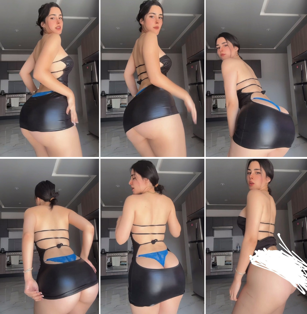 VESTIDO NEGRO LATEX ๐ค๐ฆ